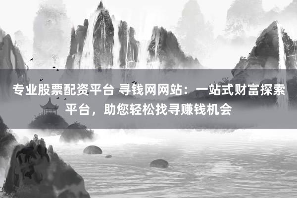 专业股票配资平台 寻钱网网站：一站式财富探索平台，助您轻松找寻赚钱机会