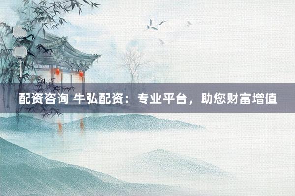 配资咨询 牛弘配资：专业平台，助您财富增值