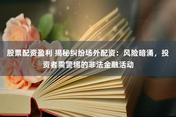 股票配资盈利 揭秘纠纷场外配资:风险暗涌,投资者需警惕的非法金融活动
